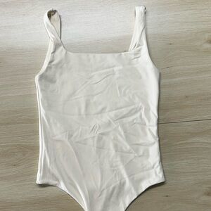 Young LA tank top bodysuit- off white